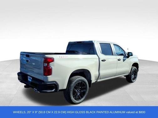 White Sand 2026 Chevrolet Silverado 1500 Custom Trail Boss