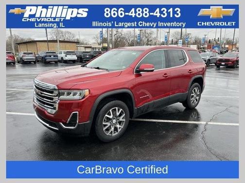 Volcanic Red 2023 GMC Acadia SLE