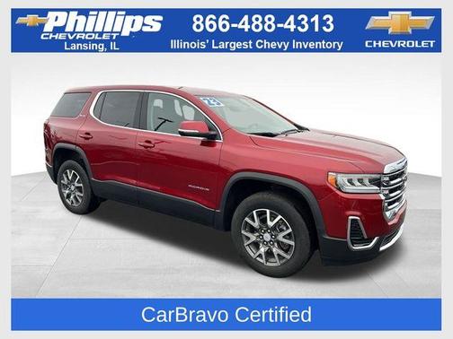 Volcanic Red 2023 GMC Acadia SLE