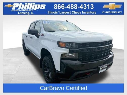 Summit White 2020 Chevrolet Silverado 1500 Custom Trail Boss