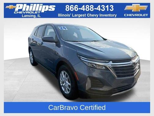 Lakeshore Blue Metallic 2024 Chevrolet Equinox LT