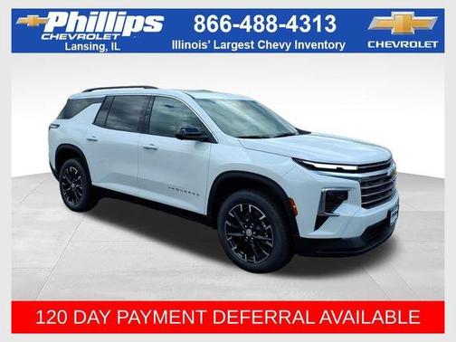 Summit White 2026 Chevrolet Traverse LT