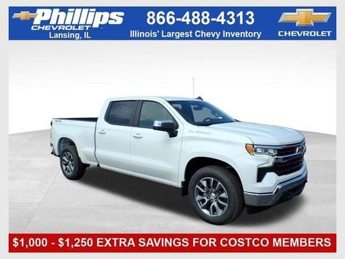 Summit White 2026 Chevrolet Silverado 1500 LT