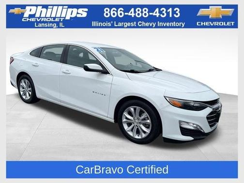 Summit White 2021 Chevrolet Malibu LT