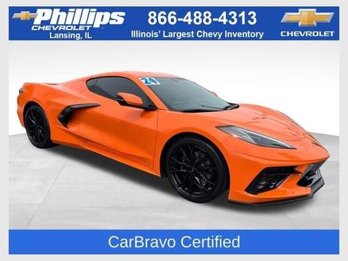Orange 2024 Chevrolet Corvette Stingray w/1LT