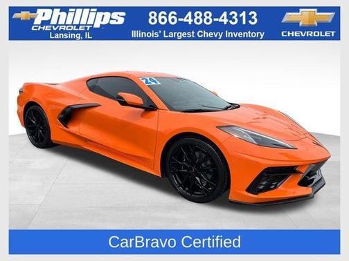 Orange 2024 Chevrolet Corvette Stingray w/1LT