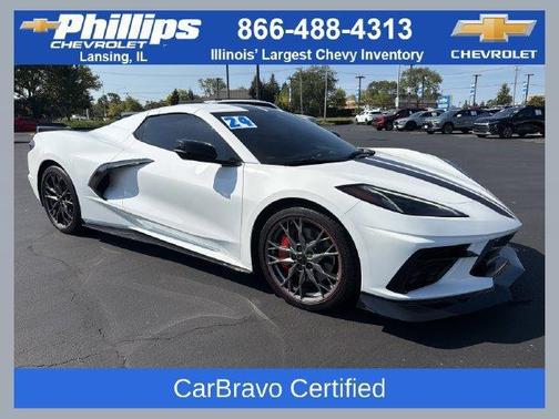 Arctic White 2024 Chevrolet Corvette Stingray w/3LT