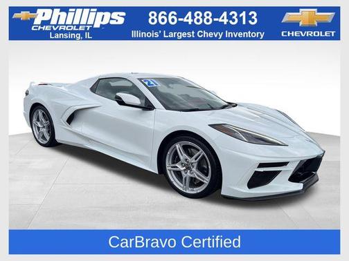 Arctic White 2021 Chevrolet Corvette Stingray w/3LT