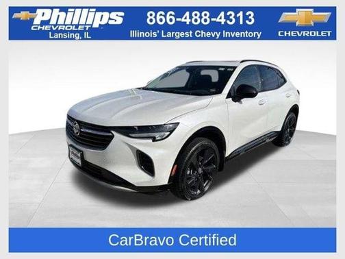 White Frost Tri-Coat 2023 Buick Envision Essence