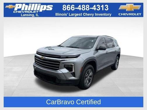 Sterling Gray Metallic 2024 Chevrolet Traverse LT