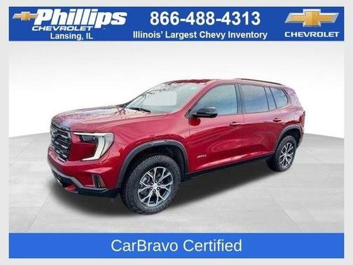 Volcanic Red 2024 GMC Acadia AT4
