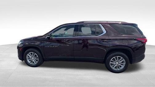 Black Cherry Metallic 2023 Chevrolet Traverse LT Cloth