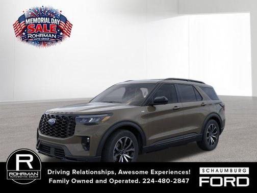 Gray 2026 Ford Explorer ST-Line