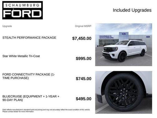 White 2026 Ford Expedition Max Platinum