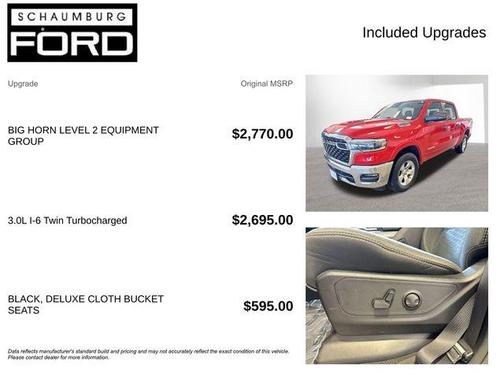 Flame Red Clearcoat 2025 RAM 1500 Big Horn/Lone Star