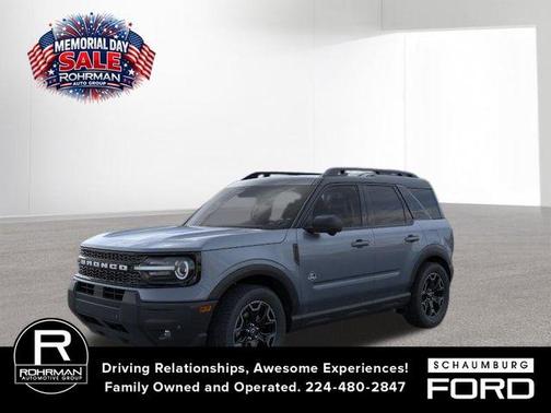 Azure Gray Metallic 2025 Ford Bronco Sport Outer Banks