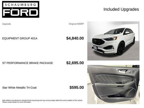 White 2020 Ford Edge ST