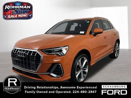 Pulse Orange 2020 Audi Q3 45 S line Prestige