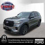 Gray Metallic 2025 Ford Explorer ST-Line