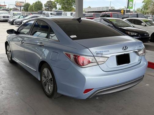 Blue Sky Metallic 2015 Hyundai SONATA Hybrid Limited
