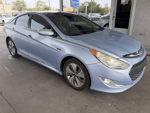 Blue Sky Metallic 2015 Hyundai SONATA Hybrid Limited