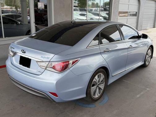 Blue Sky Metallic 2015 Hyundai SONATA Hybrid Limited