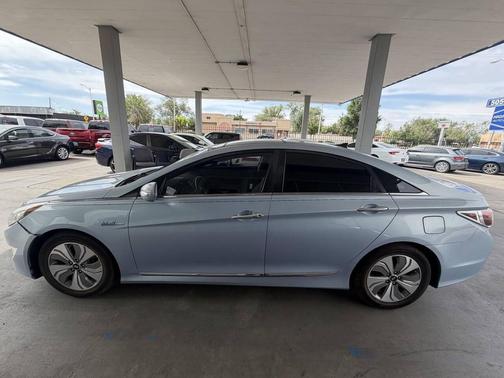 Blue Sky Metallic 2015 Hyundai SONATA Hybrid Limited