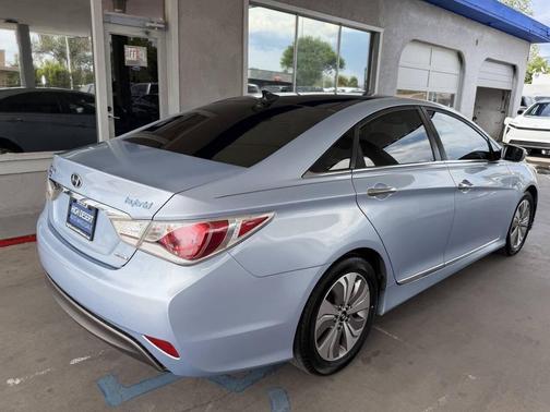 Blue Sky Metallic 2015 Hyundai SONATA Hybrid Limited