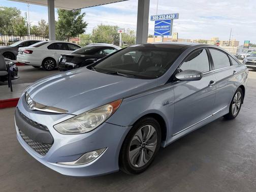 Blue Sky Metallic 2015 Hyundai SONATA Hybrid Limited
