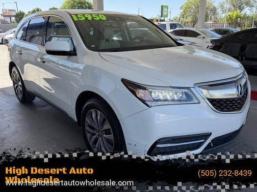 White 2016 Acura MDX 3.5L AcuraWatch Plus Package