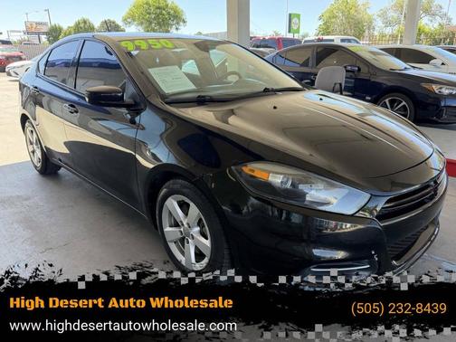 Pitch Black Clearcoat 2016 Dodge Dart SXT