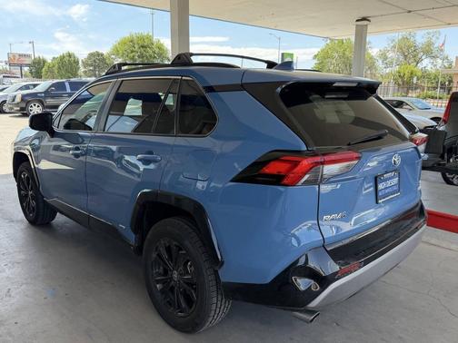 Cavalry Blue 2022 Toyota RAV4 Hybrid SE