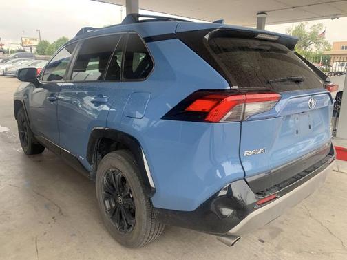 Cavalry Blue 2022 Toyota RAV4 Hybrid SE