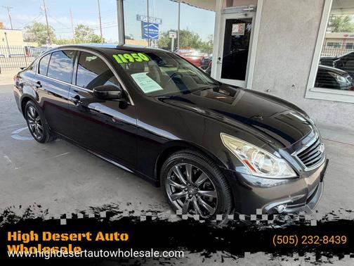 Black Obsidian 2012 INFINITI G37x Limited Edition