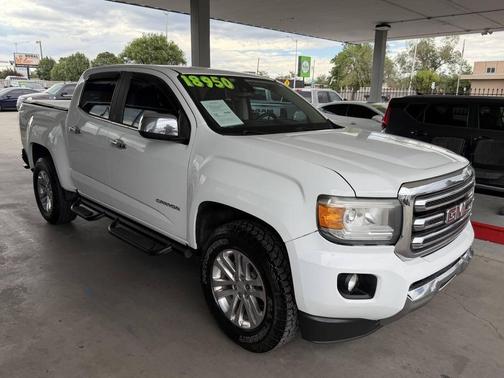 Summit White 2018 GMC Canyon SLT