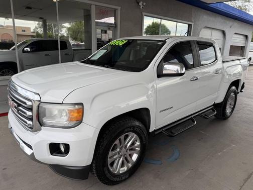 Summit White 2018 GMC Canyon SLT