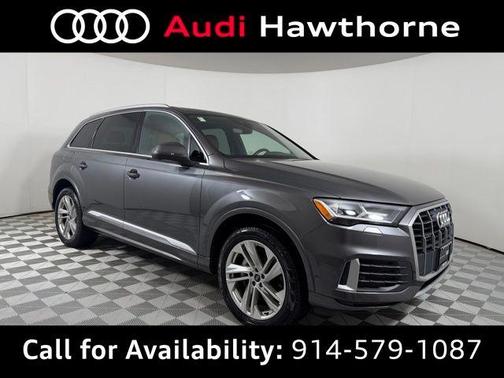Samurai Gray Metallic 2021 Audi Q7 45 Premium Plus