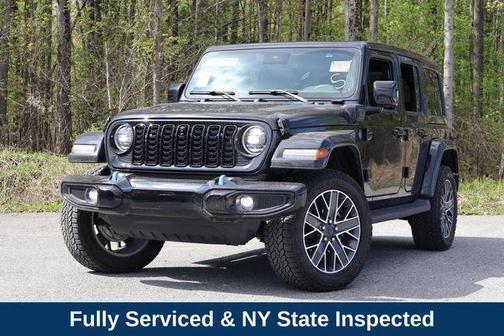 Black Clearcoat 2024 Jeep Wrangler 4xe High Altitude