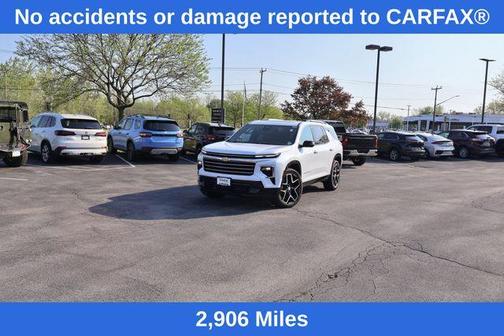 Polar White 2026 Chevrolet Traverse High Country