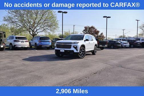 Polar White 2026 Chevrolet Traverse High Country