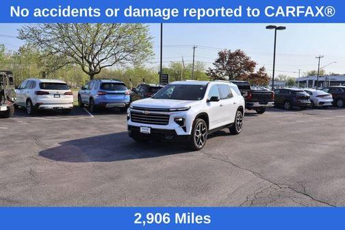 Polar White 2026 Chevrolet Traverse High Country