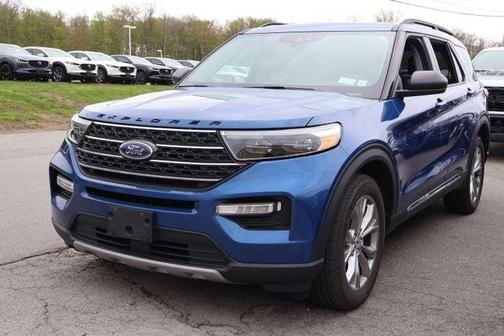 Atlas Blue Metallic 2023 Ford Explorer XLT