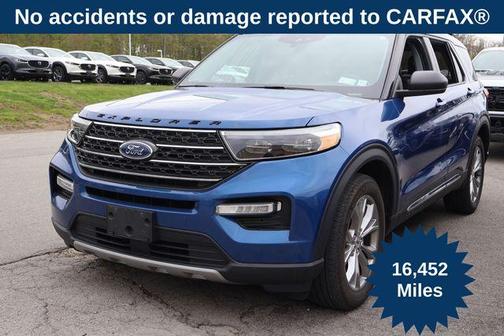 Atlas Blue Metallic 2023 Ford Explorer XLT