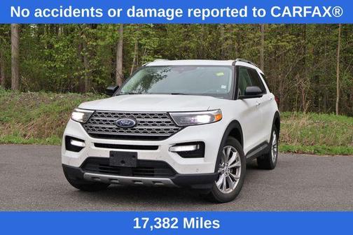 White Metallic 2023 Ford Explorer XLT