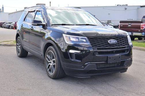 Shadow Black 2018 Ford Explorer sport