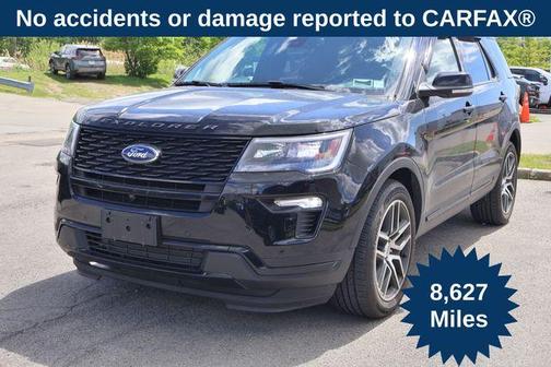 Shadow Black 2018 Ford Explorer sport
