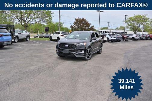 Agate Black Metallic 2022 Ford Edge ST