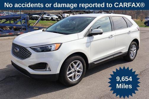 White Metallic 2024 Ford Edge SEL