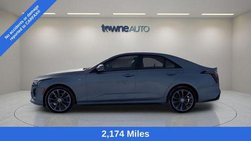 Silver Metallic 2025 Cadillac CT4 Sport