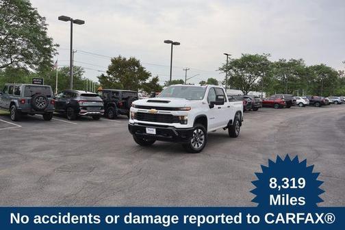Summit White 2025 Chevrolet Silverado 2500 Custom
